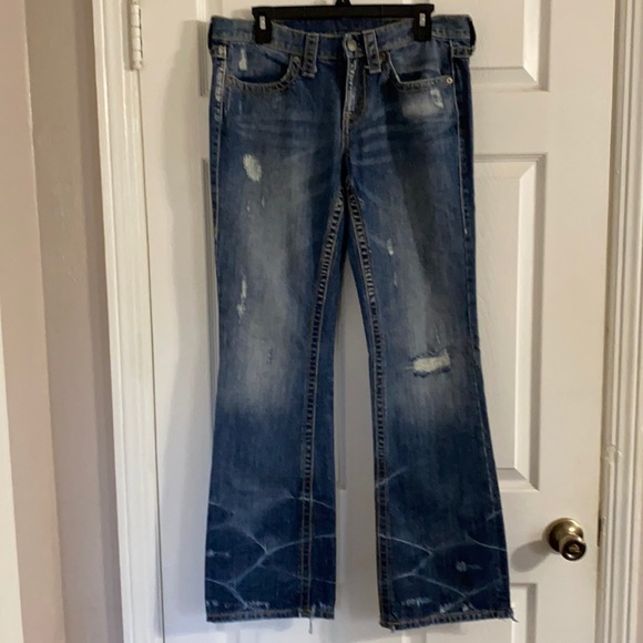 London Jean Distressed Bootcut 